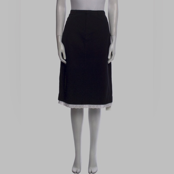 Sandy Liang Embroidered Accent Knee-Length Skirt w/ TAG - Picture 1 of 1